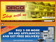 Tablet Screenshot of orcoaptsupplies.com